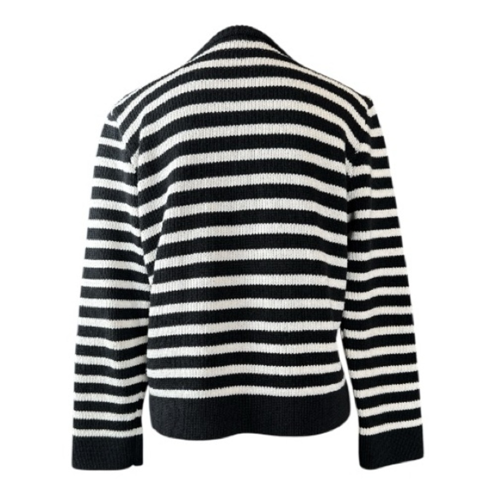 ZARA Striped Knit Cardigan, Size M. - Picture 3 of 10